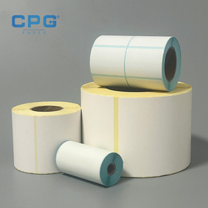 Manufacturer Bulk Waterproof 100x150mm 135gsm Thermal Label Paper <b>Logistics</b> Hub Thermal Sticker Roll - Product Image 1