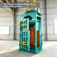 Presse à balles verticale hydraulique pour déchets, compacteur de cartons et textiles, pour le recyclage du plastique et les stations de tri des déchets