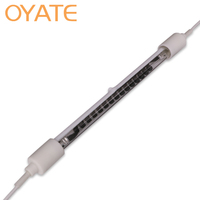 Tube chauffant en fibre de carbone semi-blanc 380V 2000W 500mm pour applications de fours industriels