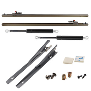 Wall Mount Bracket Aluminum Alloy 2 Mm Thickness Sliding Rails For Fold Down Table Hardware Accessories - Product Image 3