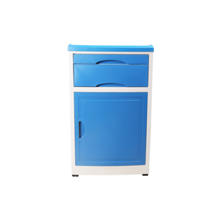 เฟอร์นิเจอร์ห้องพักในโรงพยาบาล โต๊ะข้างเตียงพลาสติก ABS พร้อมล้อเลื่อน - Product Image 5
