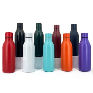 Logotipo personalizado 18/8 Bebida térmica Deportes Botella DE AGUA DE ACERO INOXIDABLE Forma de cola Botella de agua de acero inoxidable para niños para la escuela - Product Image 2