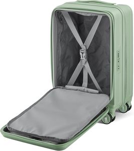Ensemble de bagages ABS 20/24/28 pouces avec roulettes pivotantes et serrure externe, valise rigide légère pour les voyages - Product Image 6