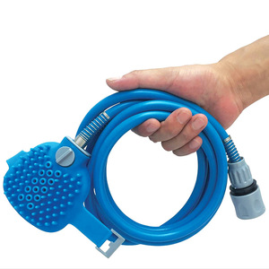 犬のマッサージグルーミングブラシ入浴脱毛ツール噴霧器ペットシャワーヘッド - Product Image 1