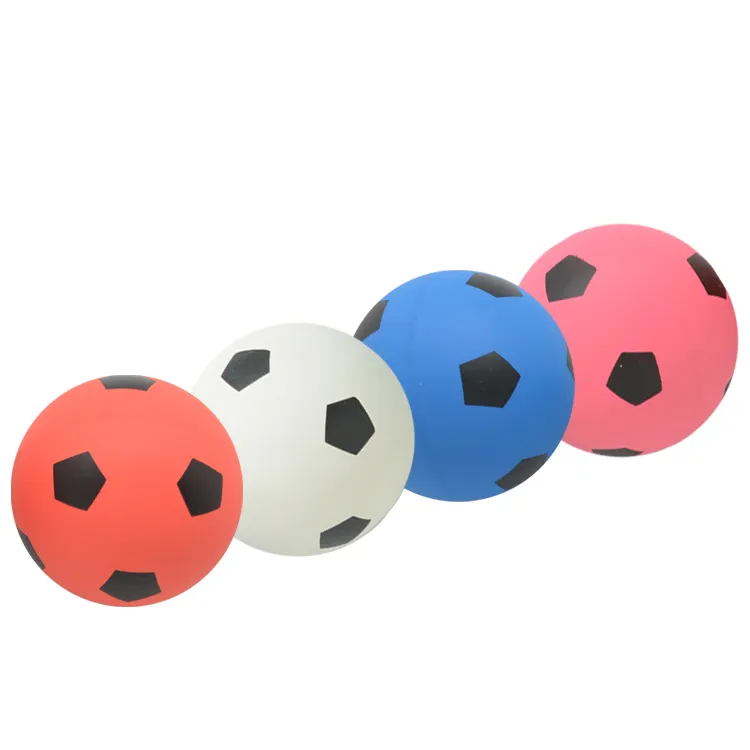 Футбольный мяч с высоким прыжком, дизайнерский цветной резиновый надувной мяч, детский игрушечный мяч