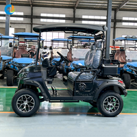 Voiturette de golf électrique chinoise Robetaa abordable 2 places à vendre, 72V Lithium, personnalisée et confortable