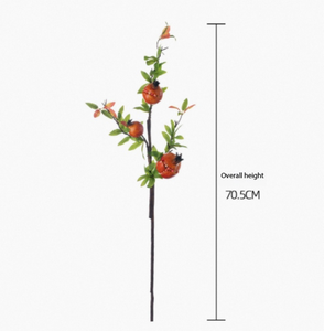 Branches artificielles de grenade réalistes <span class=keywords><strong>à</strong></span> fendre, style INS, pour bricolage mariage et automne - Product Image 2