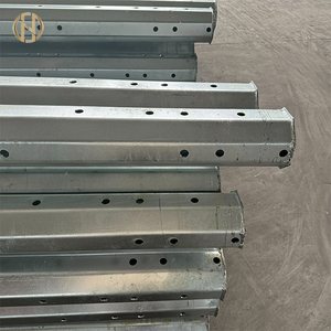 Poteau électrique en acier galvanisé pour la distribution d'énergie, équipement de distribution électrique - Product Image 2