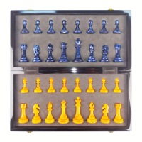 Jeu d'échecs de grand tournoi pliable haut de gamme en bois, neuf d'usine, grande taille, jeu de société en marbre pour enfants
