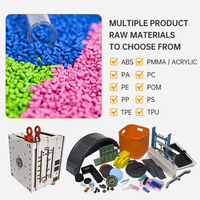 Type en plastique imperméable de Modling d'injection de Multi-trou de glande de câble en nylon noir pour le service de traitement de moulage
