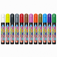 Marqueurs à craie liquide effaçables pour tableau fluorescent électronique LED, 8 couleurs, pour tableau publicitaire lumineux