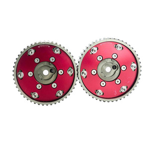 ชุดเฟืองแคมชาฟท์ปรับได้ Poyracing สีแดง อลูมิเนียมอัลลอย สำหรับรถบีเอ็มดับเบิลยู E21 E28 E30 E34 E36 318i อะไหล่แต่งเครื่องยนต์ - Product Image 3