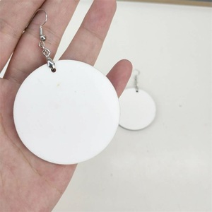 63mm/2.5in 둥근 큰 크기 승화 귀걸이 후크 - Product Image 2