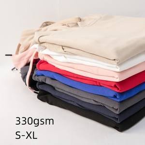 330 g de haute qualité en coton et polyester surdimensionné Ultra doux à manches longues col rond sweats et sweats à capuche pour hommes - Product Image 4