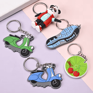 Zp-Personal isierte benutzer definierte Silikon-Katzen schlüssel anhänger mit Digitaldruck-Werbe designs in loser Schüttung für Geschenke und Branding - Product Image 5