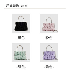 Cần thiết cho việc đi lại hàng ngày, chiếc túi xách nữ xếp li thanh lịch này làm nổi bật cảnh đi lại và kết hợp tính thực tế - Product Image 6