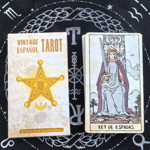 Cartes de tarot espagnoles très vendues pour le commerce extérieur, jeu de table, cartes Oracle fabriquées en Chine avec emballage en boîte couleur - Product Image 6