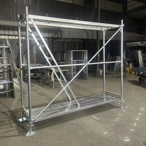 DAZHI DZ-48 Usine Promotion Industrielle Conception Européenne En Acier Échafaudage Échelle Cadre Système Heavy Duty Mobile Échafaudage - Product Image 1