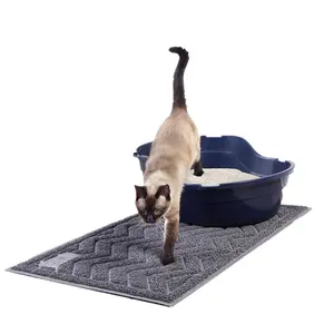 Customised Non-Slip PVC Coil Dog Pet Feeding Mat Food Mat