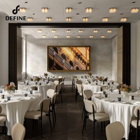 Ensemble complet de mobilier de restaurant et d'hôtel moderne en marbre, sur mesure, pour commande de fabrication et approvisionnement complet