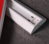 Boîte à lumière LED rechargeable A4 A5 pour menu, présentoir de table pour restaurants, bars, magasins, cadre d'affiche publicitaire fin
