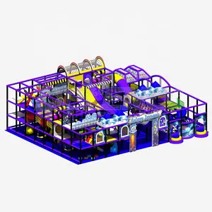 Attrezzature per parco giochi al coperto per bambini con labirinto da gioco morbido per bambini in PVC a 150 200 in vendita!