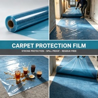 Fournisseur de films de protection pour sols Furoya, proposant des solutions de protection personnalisées en PE souple haute brillance pour les tapis