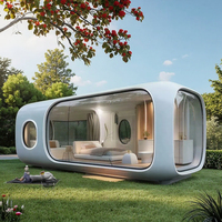 Maison conviviale personnalisée Maison moderne préfabriquée de luxe à prix compétitif Maison capsule spatiale