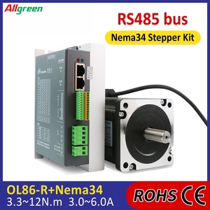 DC30V~110V/AC20V~80V 3/5/6A 3.3/4.5/6.9/8.5/10/12N.m Stepper <b>Motor</b> <b>Controller</b> 2 Phase Nema34 Open Loop Stepper <b>Motor</b> Drivers Kit - Product Image 2