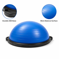 Ballon d'équilibre demi-dôme en PVC pour l'entraînement musculaire