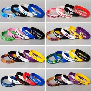 أساور سيليكون مضيئة مخصصة بالجملة، أساور مطاطية بشعار مخصص، طلبات بالجملة للترويج والفعاليات من المورد - Product Image 4