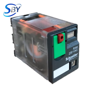Relais miniature enfichable TeSys RXM2AB2P7 230 VAC 12A scellé, durabilité 100 000 cycles, DPDT, montage sur socle, industriel - Product Image 1