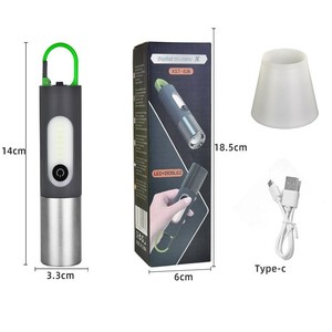 Mini lampe torche laser promotionnelle à prix avantageux, fournie directement par l'usine, éclairage puissant, rechargeable, en alliage d'aluminium noir, <span class=keywords><strong>Bonita</strong></span> - Product Image 5