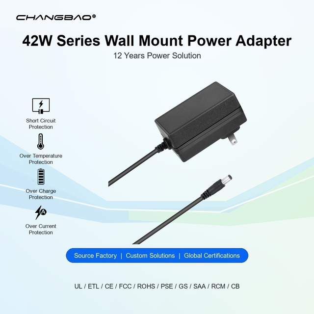 42W Switching Power Supply Adapter 5V 6V 9V 12V 15V 18V 19V 24V 30V 36V 1A 1.5A 2A 2.5A 3A 4A AC DC Universal Power Adapter