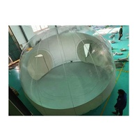 Dôme Igloo Gonflable Transparent en PVC pour Adultes, Tente Bulle de Fête de Mariage, Maison à Bulles Extérieure Étanche Quatre Saisons
