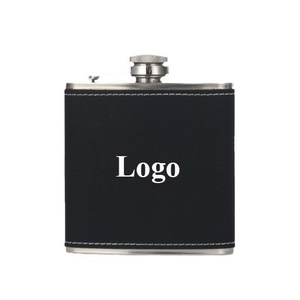 Botella de Licor Personalizada con Logotipo Impreso en Cuero, Regalo para Hombres, Padrinos de Boda, Regalos para Despedida de Soltero - Product Image 1