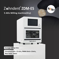 Zahndent meilleur équipement de laboratoire dentaire Cad Cam dentaire Cnc sec zircone Pmma cire fraiseuse