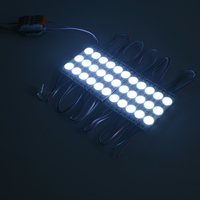 Modules LED d'injection Raccords de signalisation 3D Blanc pur Blanc froid Lumière rouge Module de signalisation 3D Raccord d'éclairage LED