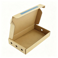 Cajas de Cartón Corrugado para Envíos con Logotipo Personalizado de Fábrica, Caja de Envío Kraft para Comercio Electrónico