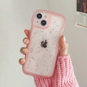 Funda Transparente con Diseño de <span class=keywords><strong>Estrella</strong></span> para <span class=keywords><strong>iPhone</strong></span> 16 15 14 <span class=keywords><strong>13</strong></span> 12 11 Pro Max Plus, Carcasa Híbrida Suave Antigolpes con Ondas Rizadas para <span class=keywords><strong>iPhone</strong></span> 16E - Product Image 6