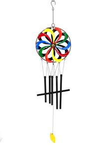 Carillon à <span class=keywords><strong>vent</strong></span> en métal coloré moderne à sublimation, résistant aux intempéries, fait main, décoration de <span class=keywords><strong>jardin</strong></span> pour patio et balcon - Product Image 3