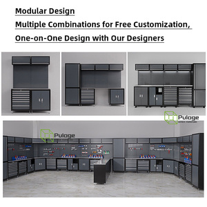 Armoire à outils mobile en acier pour <span class=keywords><strong>garage</strong></span> automobile, atelier et station d'entretien - Product Image 4