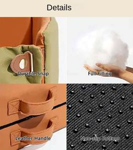 Cama para Mascotas Rectangular, Impermeable, Antideslizante, Ecológica, Suave, de Doble Protección, Portátil, para Asiento de Coche, para Gatos - Product Image 2