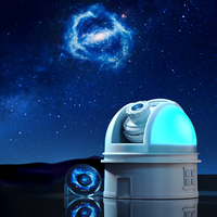 Proyector de Luz Nocturna Minimalista Ecológico LED HD 4K 12 en 1 con Función de Voz NFC, Altavoz BT, Ruido Blanco, Alimentación USB, 360, FCC/CE