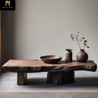 Table basse en bois en forme de nuage nordique, table basse italienne de forme irrégulière, personnalisable