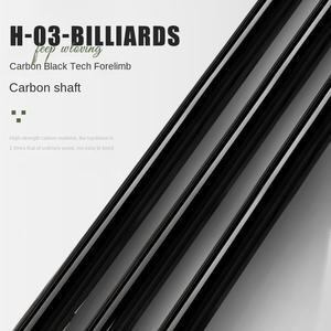 Nouvelle <span class=keywords><strong>Queue</strong></span> <span class=keywords><strong>de</strong></span> <span class=keywords><strong>Billard</strong></span> Professionnelle en Fibre <span class=keywords><strong>de</strong></span> Carbone Monobloc Black-Tech pour Snooker et <span class=keywords><strong>Billard</strong></span> Américain (8 Boules) – Ensemble <span class=keywords><strong>de</strong></span> <span class=keywords><strong>Billard</strong></span> Haut <span class=keywords><strong>de</strong></span> Gamme en Gros - Product Image 3