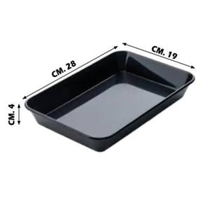 Black Tray <b>Bakeware</b> Dimensions 28x19x4h - Product Image 1
