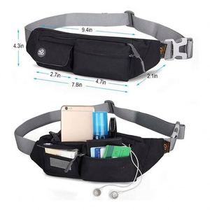กระเป๋าคาดเอวสำหรับวิ่งกระเป๋าคาดเอวกันน้ำกันขโมยสำหรับเล่นกีฬาโปรโมชั่น - Product Image 4