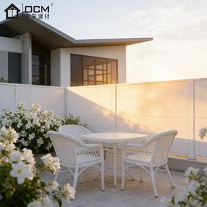 Système de clôture de villa OCM durable, cadre en aluminium, <span class=keywords><strong>panneau</strong></span> composite, résistant aux intempéries, anti-corrosion, intimité pour cour résidentielle - Product Image 4