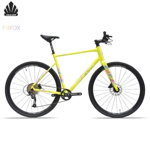 Vélo de montagne HULDABIKE <span class=keywords><strong>FIREFOX</strong></span> modèle 9 vitesses, guidon plat en alliage d'aluminium, suspension avant et arrière à ressorts hydrauliques en fibre de carbone - Product Image 4